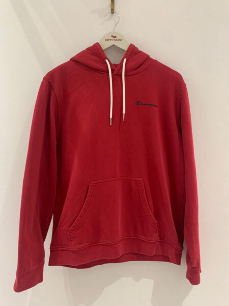 Sudadera con capucha granate de Champion