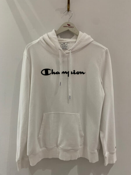 Sudadera con capucha blanca de Champion