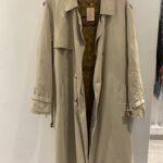 Gabardina unisex beige talla 50