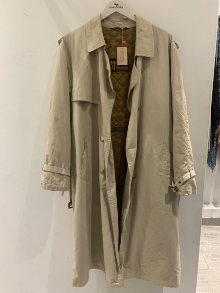 Gabardina unisex beige talla 50