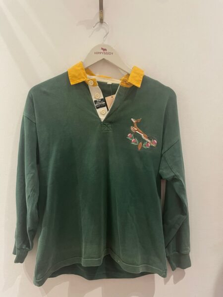 Polo verde manga larga Yards Line S