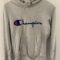 Sudadera con capucha gris de Champion talla S