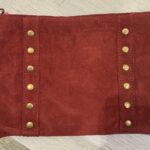 Bolso de ante rojo nuevo