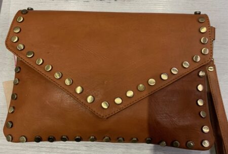 Bolso de piel marrón nuevo